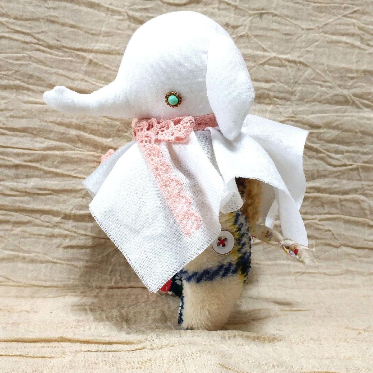 てるてる坊主のぞう ぬいぐるみ | 魚水屋
