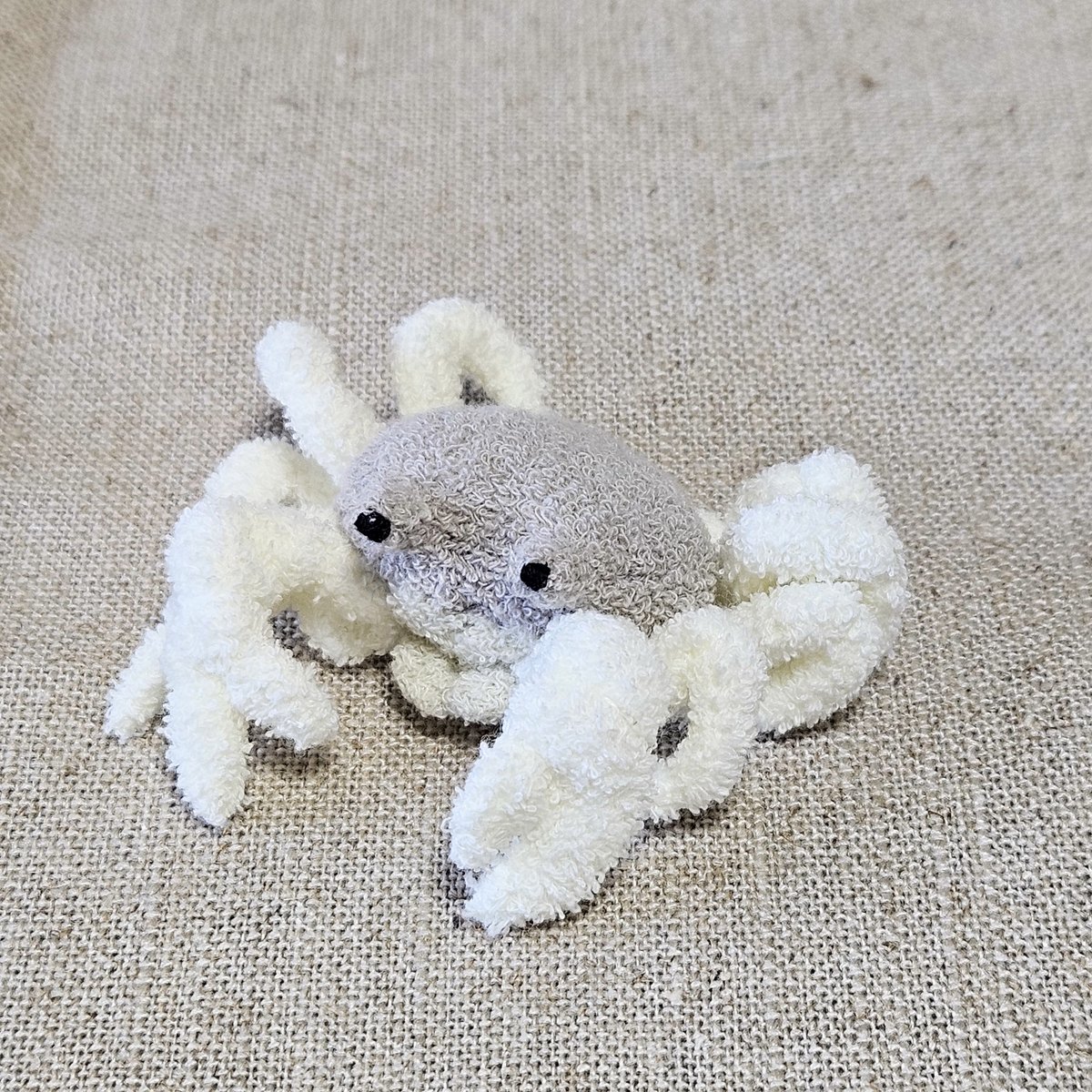 ⑧タオルのちびカニ ぬいぐるみ | 魚水屋
