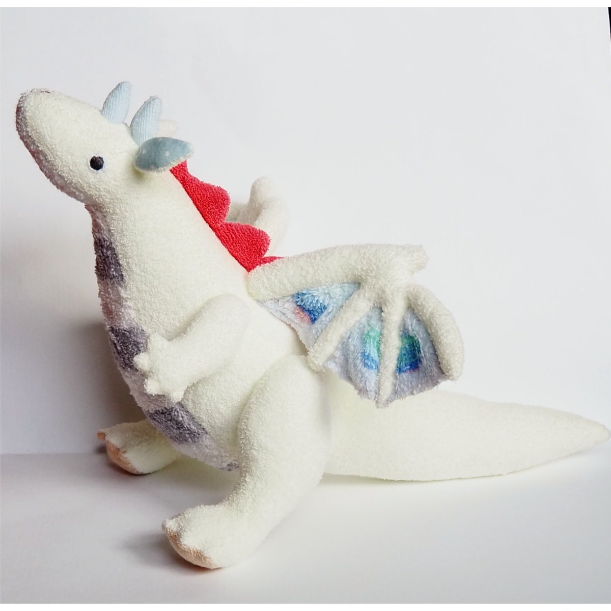 G0828-25★タグ付き  ぬいぐるみ うさぎ ドラゴン　2点 レトロ ぬいぐるみ うさぎ 動物 たけのこ TAKENOKO プチぶらんで