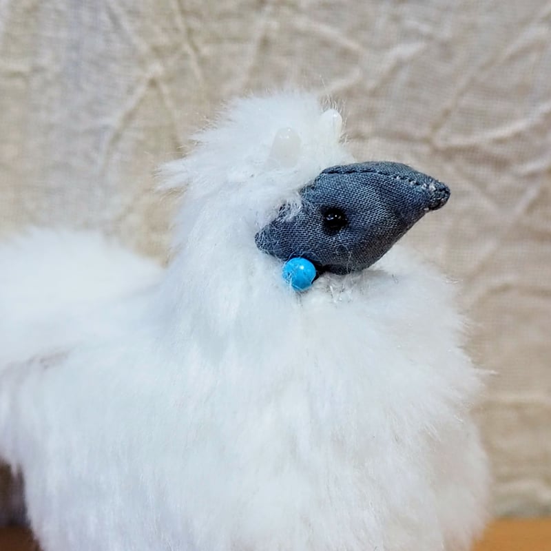 一番小さいうこっけちゃん」 烏骨鶏ぬいぐるみ | 魚水屋