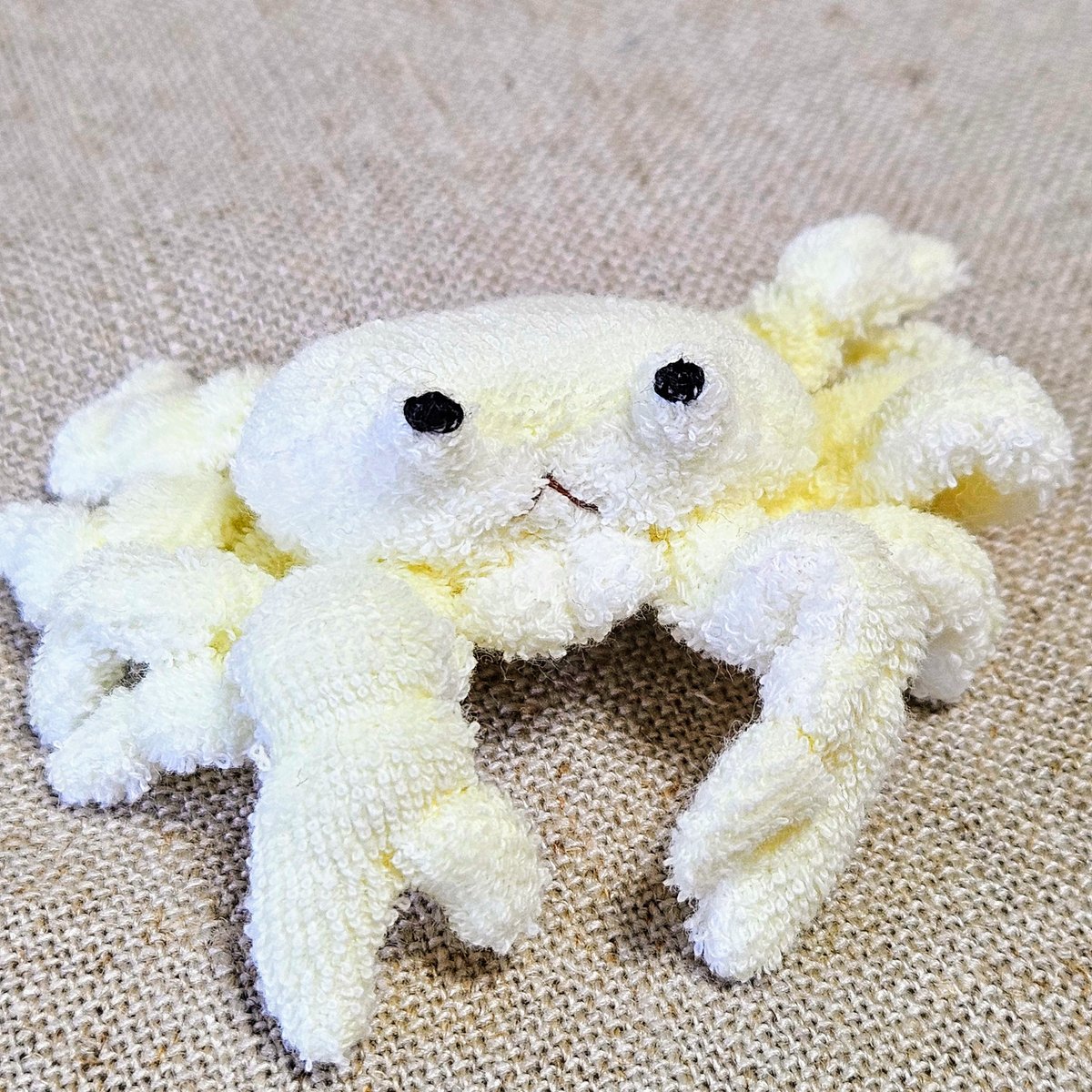 ④タオルのちびカニ ぬいぐるみ | 魚水屋