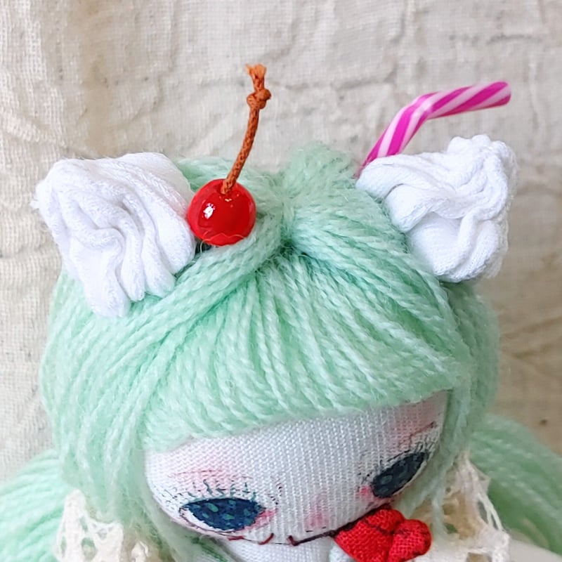 自作ぬいぐるみ・ピーチクリームソーダくん 自作ぬいぐるみ・ピーチクリームソーダくん 【公式通販】