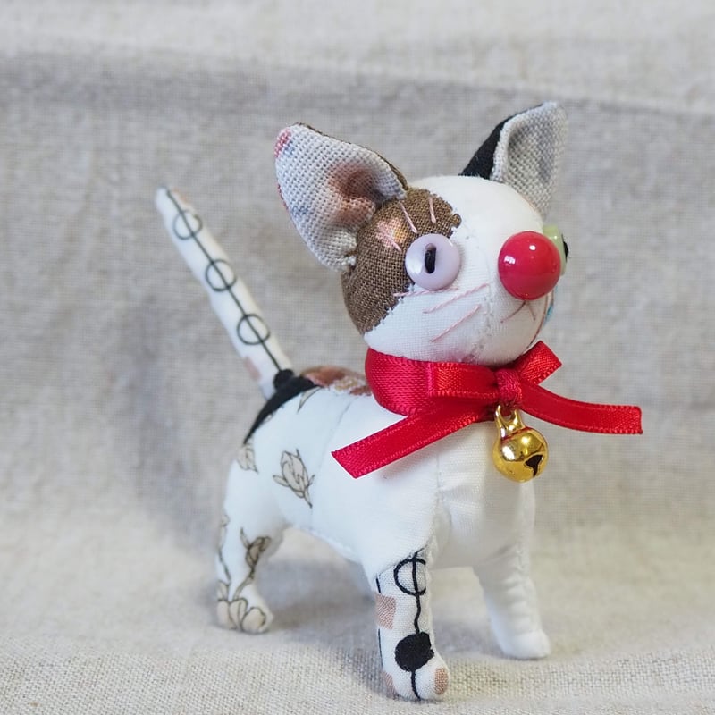 猫ピエロ「プッシー・ピエレット」 ぬいぐるみ | 魚水屋