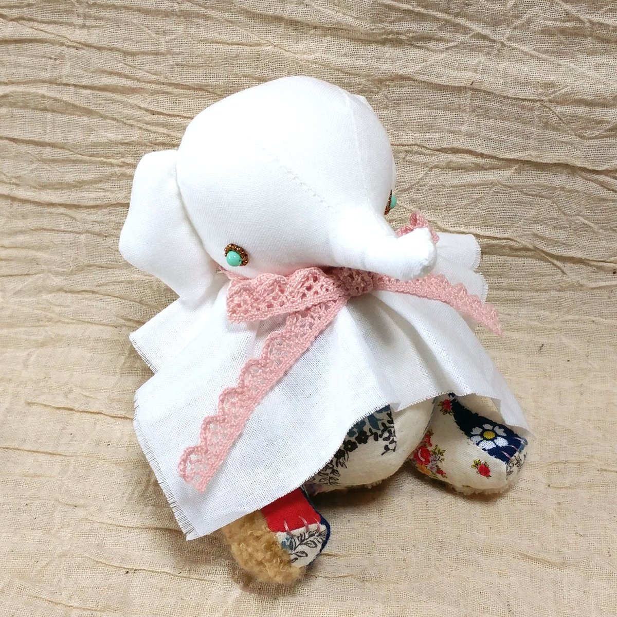 てるてる坊主のぞう ぬいぐるみ | 魚水屋