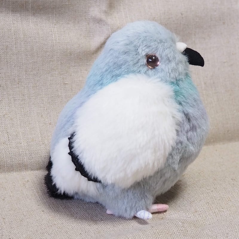 まんまるの鳩」ドバト カワラバト ぬいぐるみ | 魚水屋