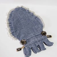 イカの巾着袋（紺）