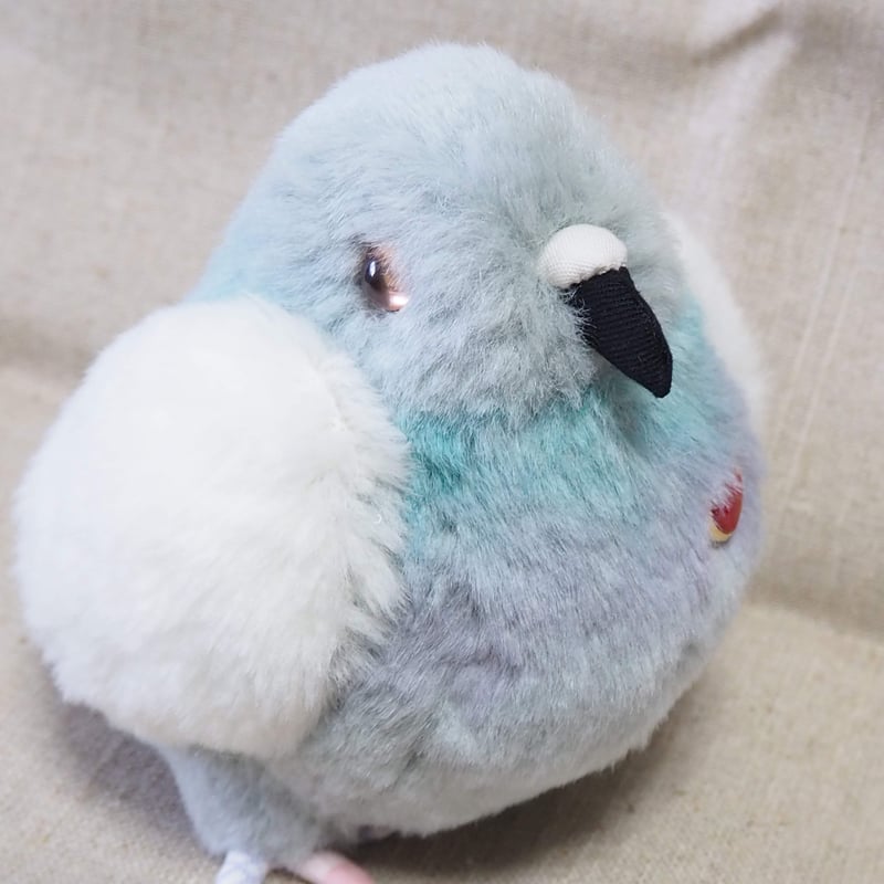 まんまるの鳩」ドバト カワラバト ぬいぐるみ | 魚水屋