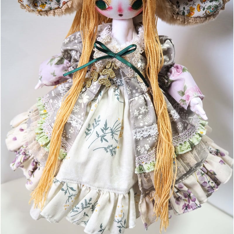 35cm布人形『Solana』 ぬいぐるみの女の子 | 魚水屋