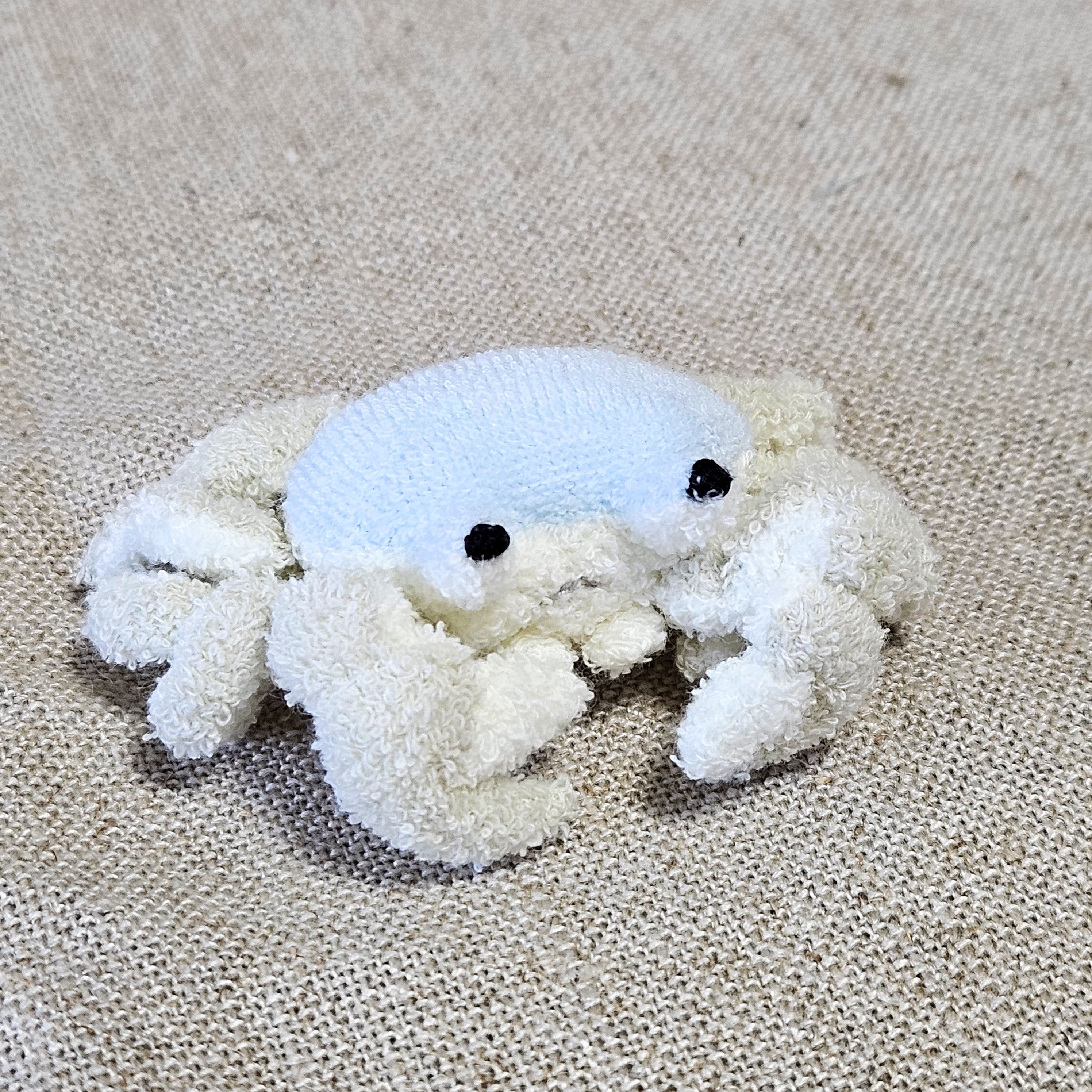 ⑦タオルのちびカニ ぬいぐるみ | 魚水屋