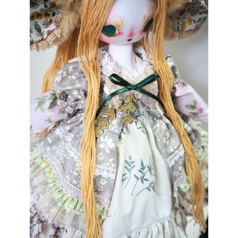 35cm布人形『Solana』 ぬいぐるみの女の子 | 魚水屋
