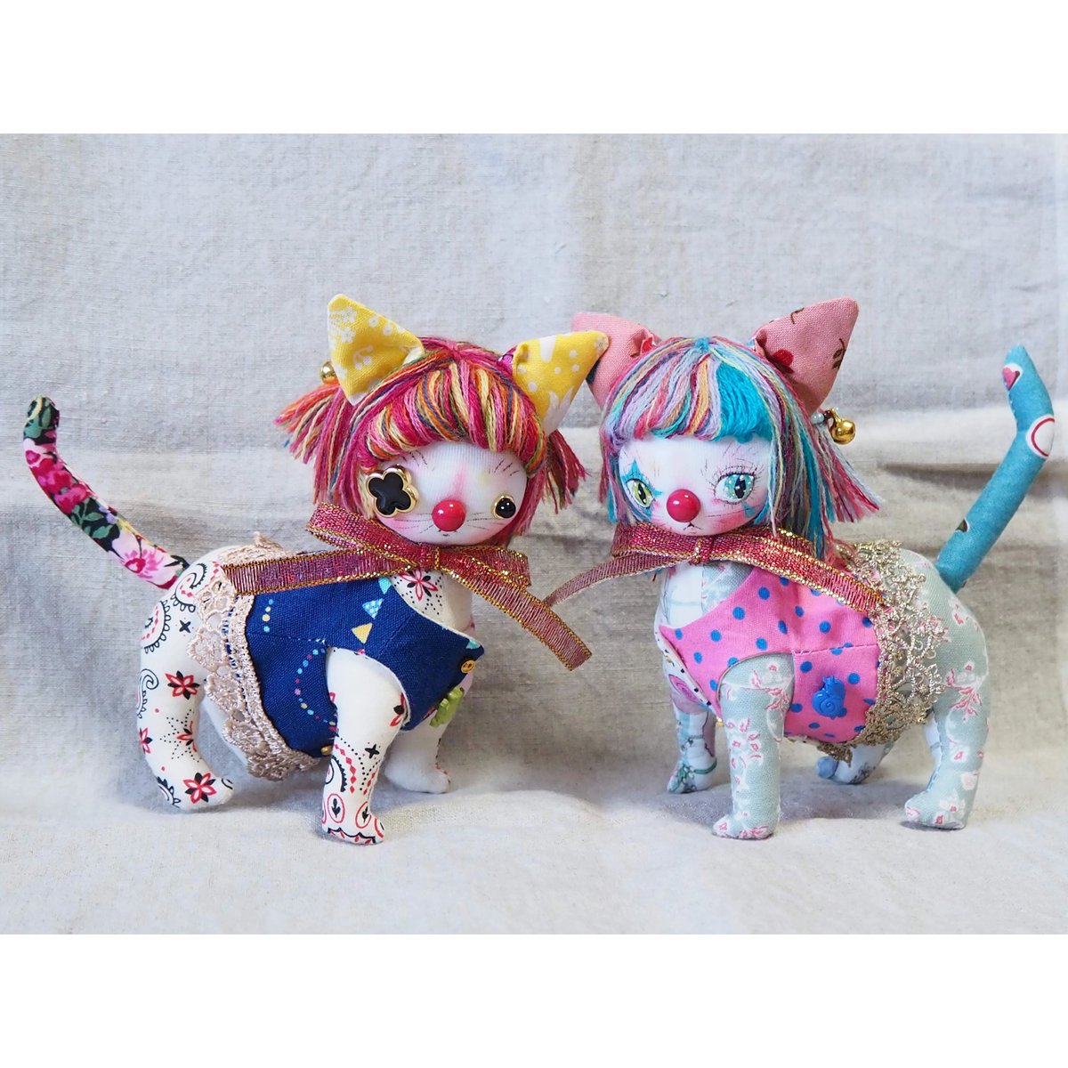 ピエロ猫 CAT COLLAR キャットカラー ラブキャットカラー レッド