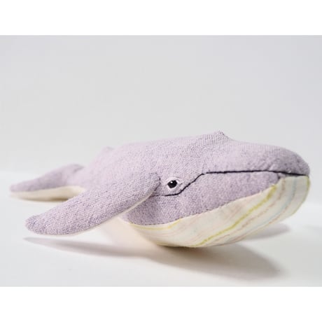 クジラのぬいぐるみ「ライトパープル」