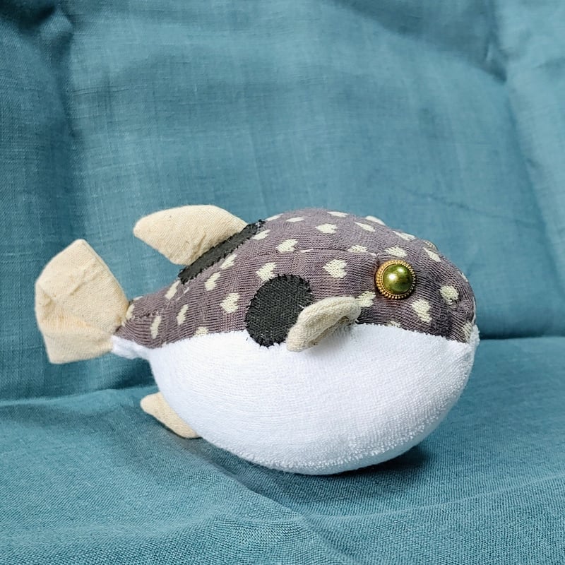 フグのぬいぐるみ S!LSTYLE シルスタイル もちもちフグ ぬいぐるみ 三英貿易 : HONDA