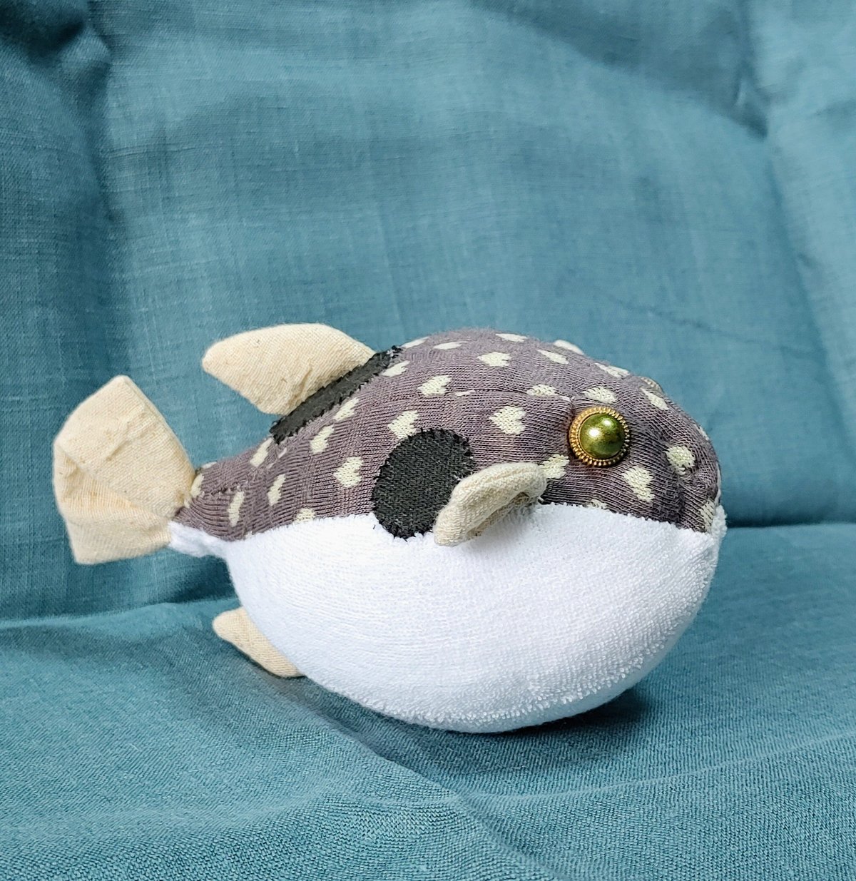 もちもちのクサフグ ぬいぐるみ | 魚水屋