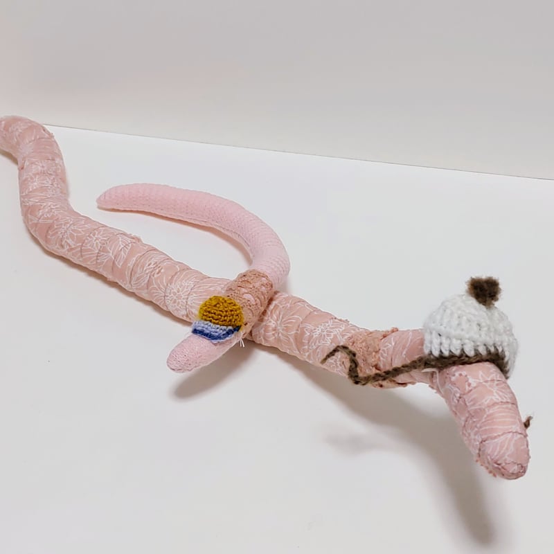 ミミズぬいぐるみ（大・小セット） | 魚水屋