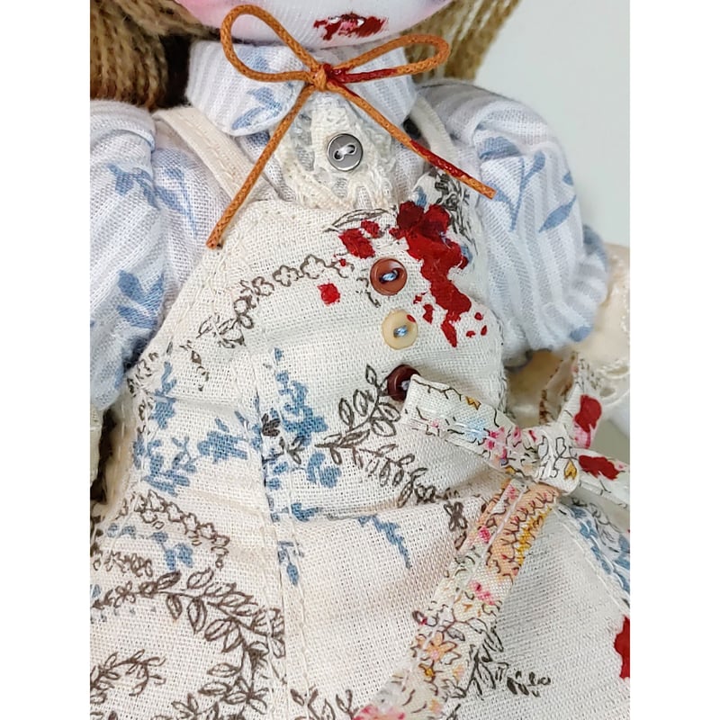 布人形 布人形 女の子＜先染め生地＞AkoDoll#16-011 | iichi 日々の