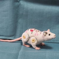 草花ねずみ「ヒメツルソバ」　ねずみのぬいぐるみ
