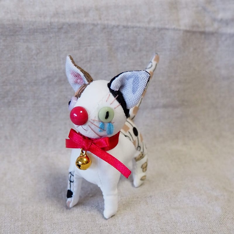 猫ピエロ「プッシー・ピエレット」 ぬいぐるみ | 魚水屋