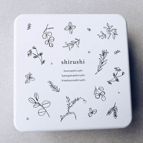 【店頭受け取り】ごあいさつの shirushi缶