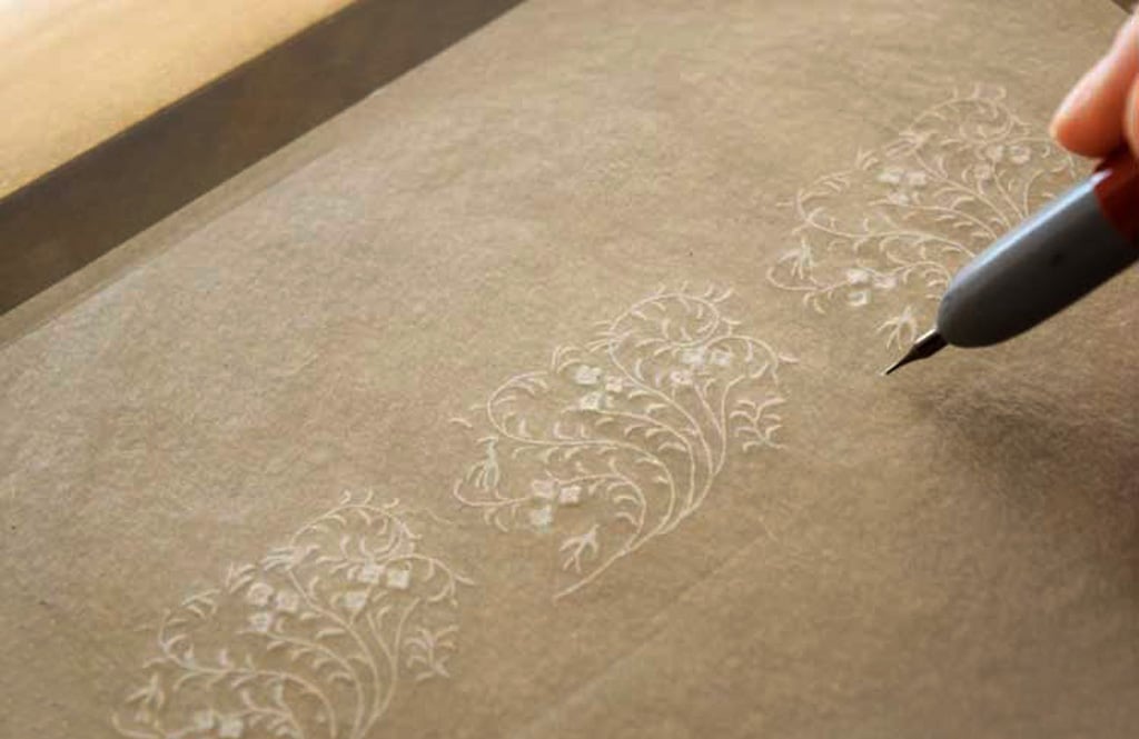 ロウ原紙(青) 10枚組 | 後藤ガリ版印刷所