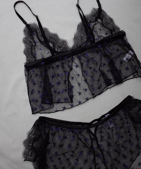 Star shorts in black