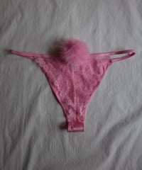 Rabbit tail Panty in Pink