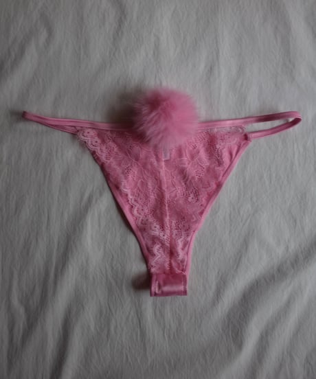 Rabbit tail Panty in Pink