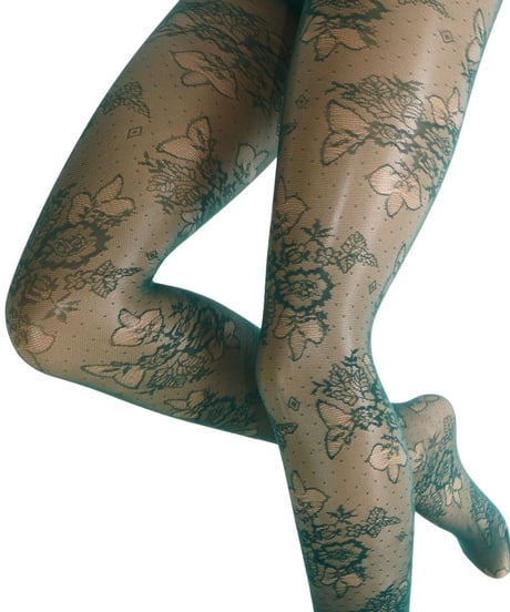 Trasparenze ARGO Tights in Petrolio (Green)