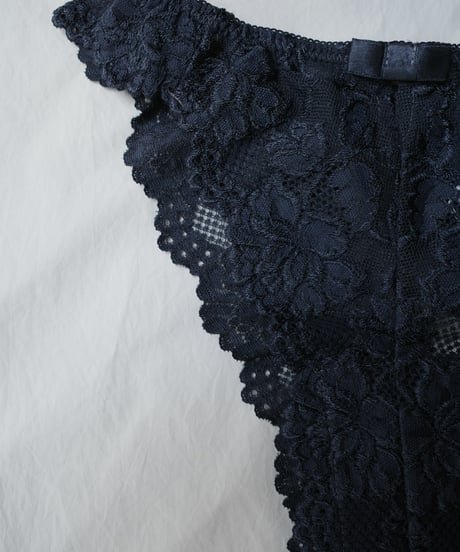 Zermatt Clara Thong in Dark Navy