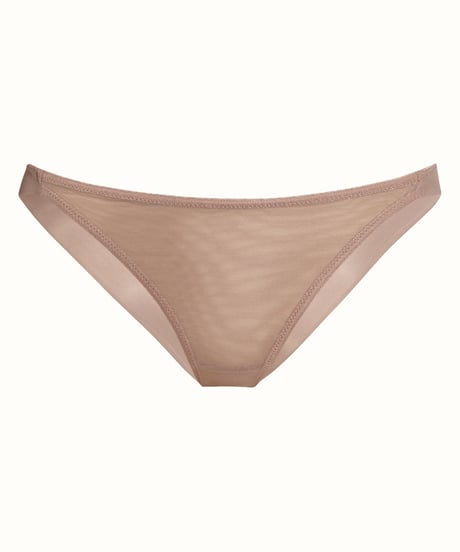 Patina Translucent Brief in Marron Glace (Brown)