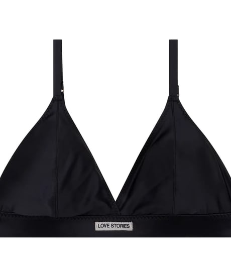 Love Stories Darling Sporty Unpadded Bralette in Black