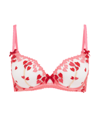 Agent Provocateur Cupid Plunge Underwired Bra in Pink