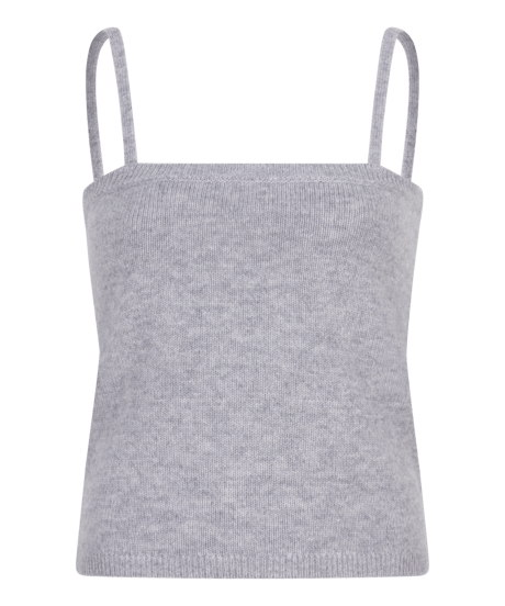 Love Stories Camille Knitted Camisole Top in Grey