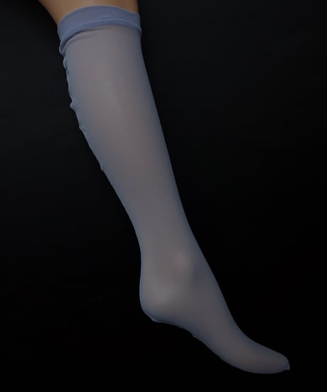Only Hearts Tulle Knee Socks in Blue Bird