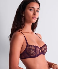 Aubade Mystery of Love  Wire bra in Plum