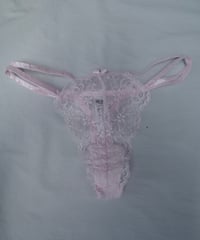 Zermatt Ruby Thong in Cherry Pink