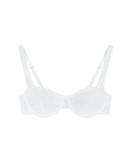 Fruity Booty Moss Bra in White