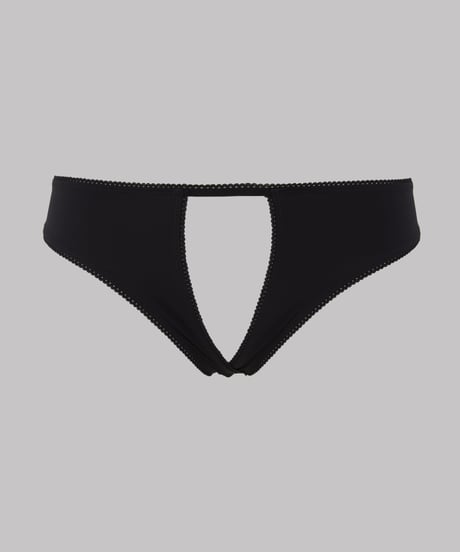 Maison Close Le Petit Secret Open Panty in Black