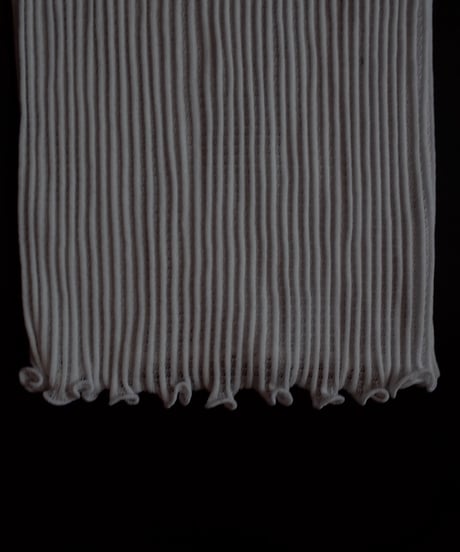 Oscalito Cotton Rib Short Sleeve in White