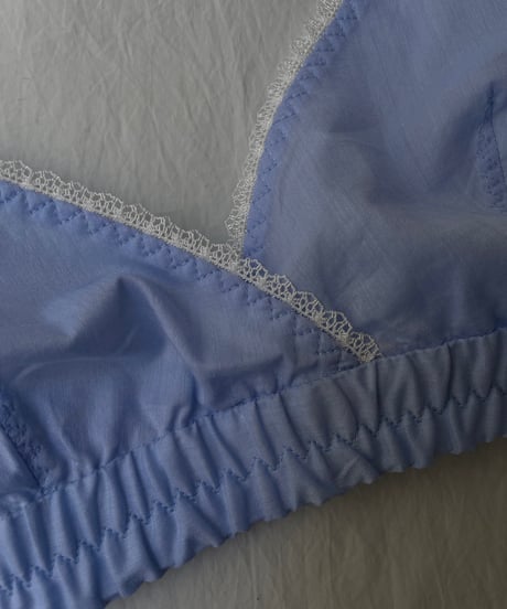 Fifi Chachnil Cotton Soft Bra in Blue