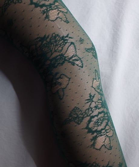 Trasparenze ARGO Tights in Petrolio (Green)