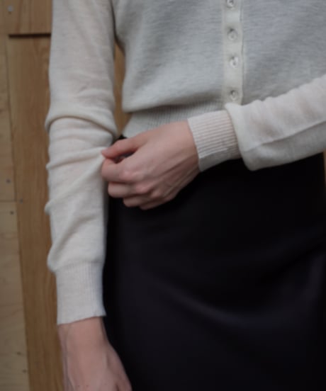 HAZE Cashmere Cardigan in Ivory