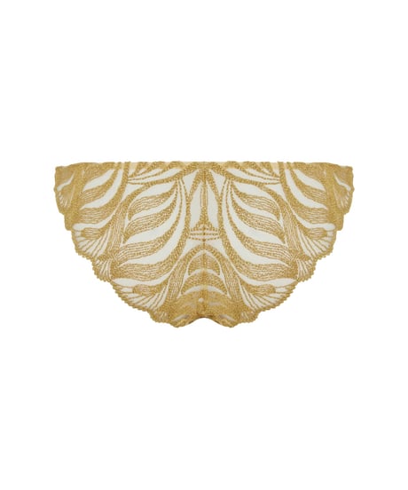 Coco de Mer Celeste Brazilian Knicker in Gold