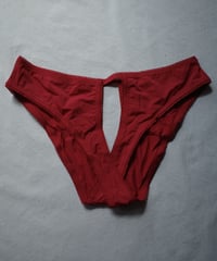 Maison Close Le Petit Secret Open Panty in Red