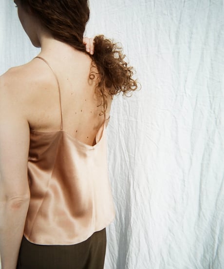 HAZE Silk Camisole in Bronze