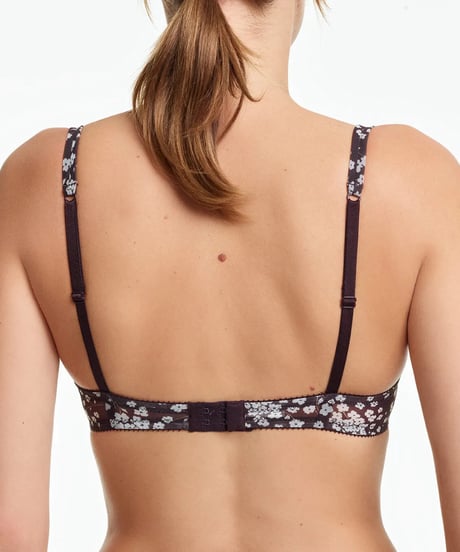 Yasmine Eslami Nina Balcony Bra in Blossom