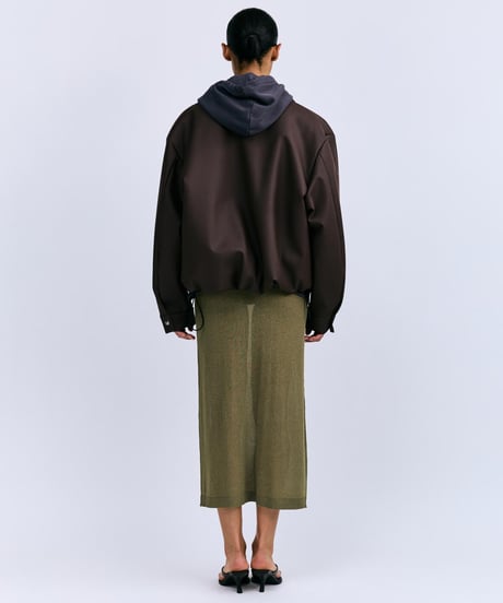 Love Stories Mia Elegant Mid-Waist Skirt in Green
