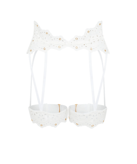 Agent Provocateur Nicoletti Suspender in White