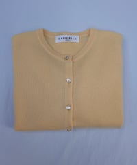 Cashmere Cardigan in Yellow