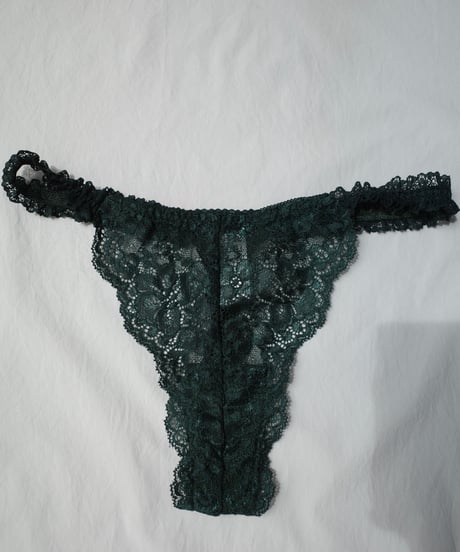 Zermatt Alice Thong in Forest Green
